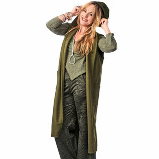 Hooded Wool Vest
