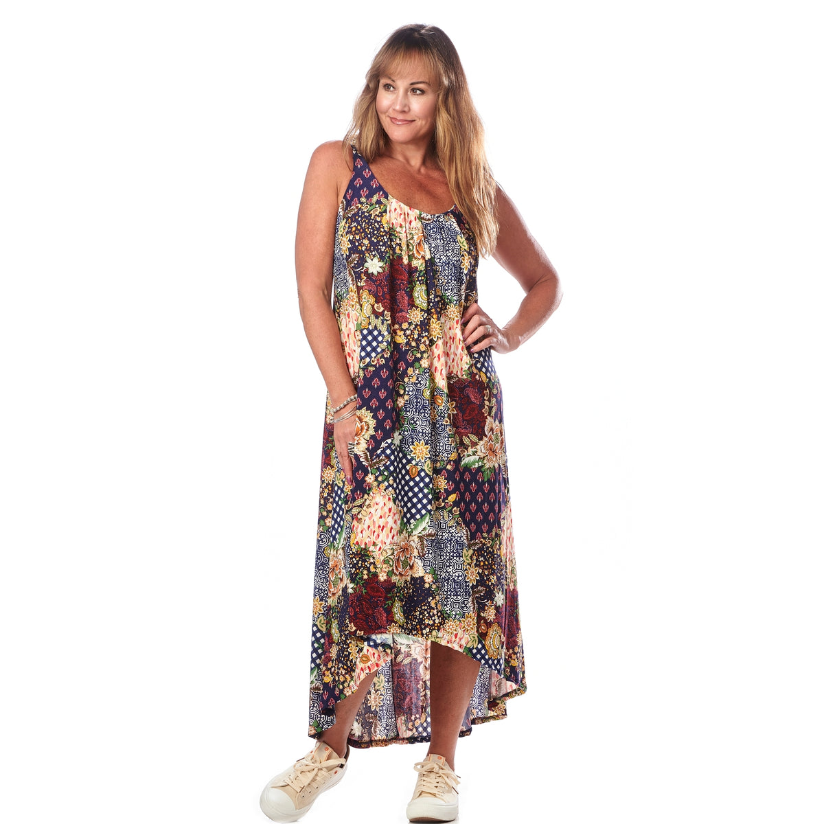 Wide Strap Shelf Bra Dress