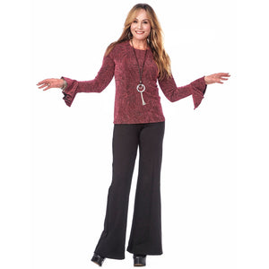 Ruffled Bodice Sleevy