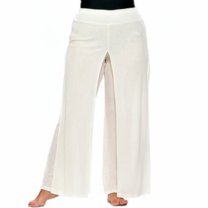 Gauze Layered Palazzo Pant