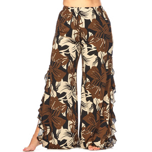 High Slit Ruffled Pant