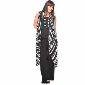 Flared Pocketed Trouser