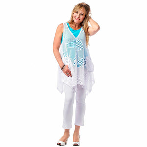 Gauze Layered Tank Top