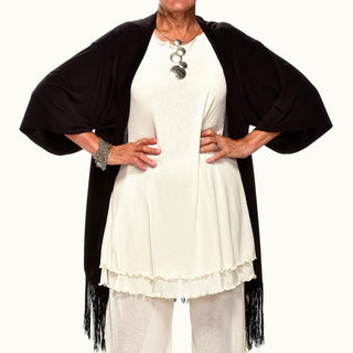 short black kimono