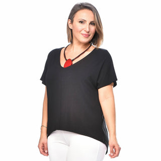 Bamboo V-Neck Casual Top