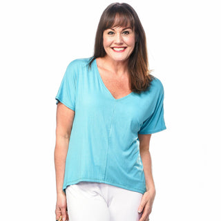 Bamboo V-Neck Casual Top