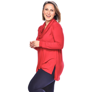 Bamboo Cowl Collar Top