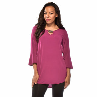 Bell Sleeve Top with Clasp