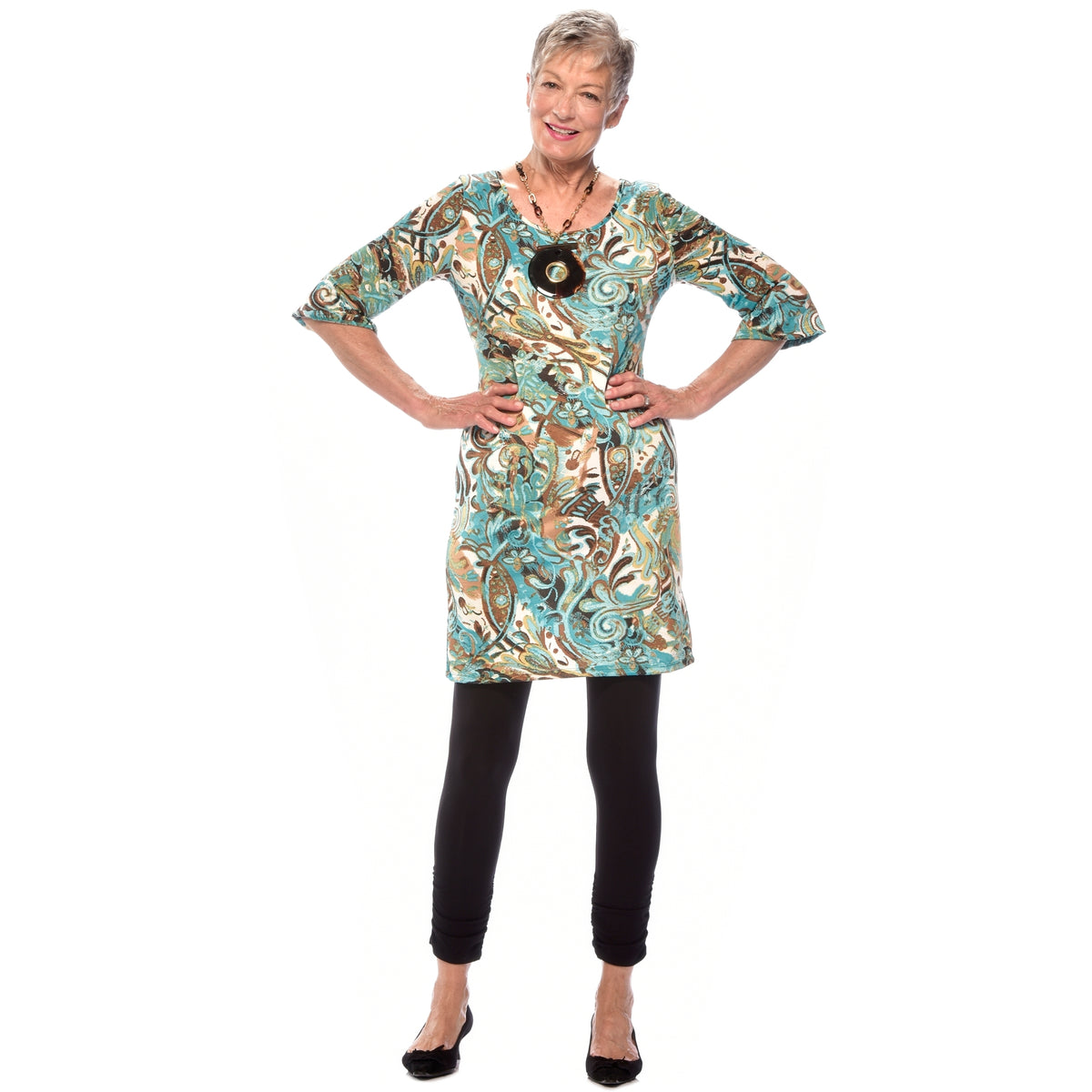 Print Shift Dress