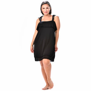 Gauze Flounce Dress
