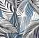 Leaf Print - Blue