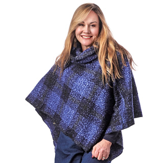 Sherpa Cowl Neck Poncho