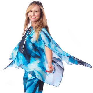 Chiffon Capelet - Assorted Print