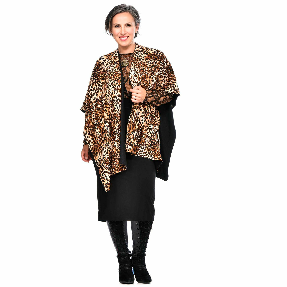 Reversible Wool Shawl