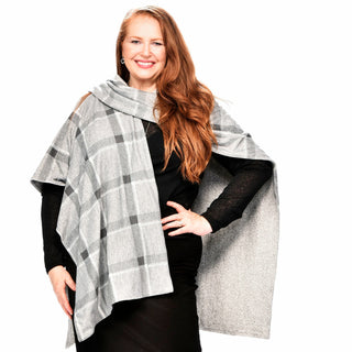 Reversible Wool Shawl