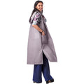 Wool Midi Hooded Vest with Pockets