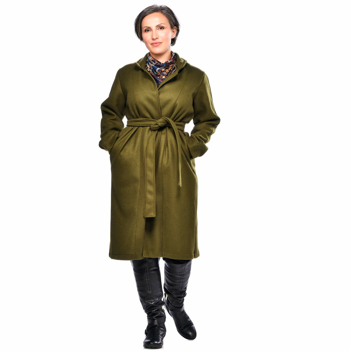 Belted Wool Coat