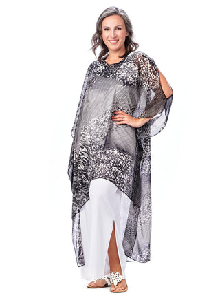 Long V-Neck Caftan