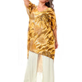 Chiffon Lined Caftan Dress