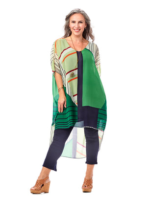 Chiffon Lined Caftan Dress