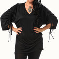 Shirred Sleeve Top