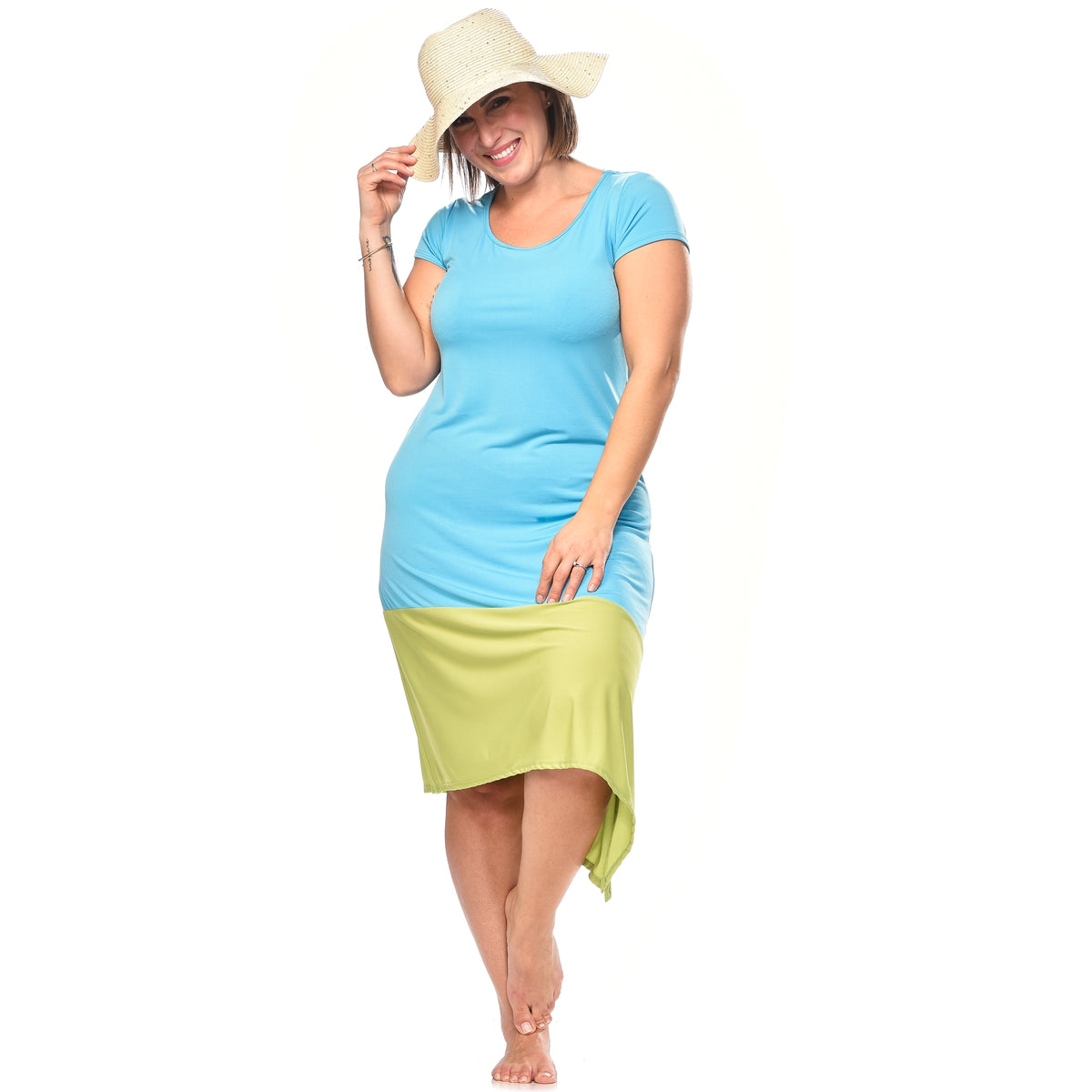 Asymmetrical Panel Dress