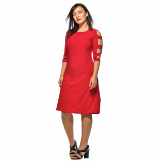 Ladder Sleeve  Dress