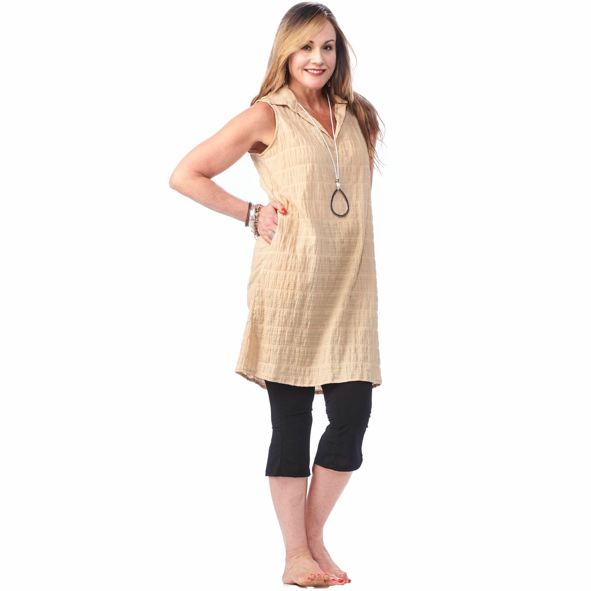 Cotton Collar Dress