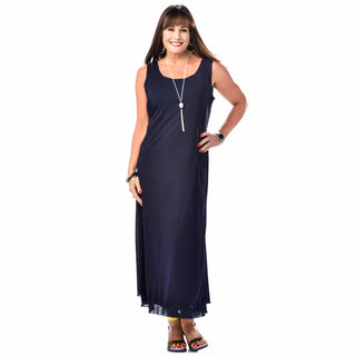 Gauze Long Layered Dress