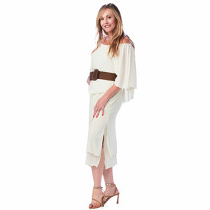 Gauze Peasant Top