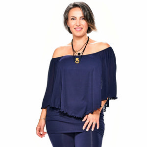Gauze Peasant Top