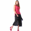 Gauze Ruffled Skirt