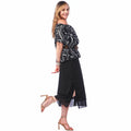 Gauze Straight Skirt With Slit