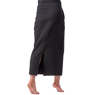Pocketed Midi Pencil Skirt