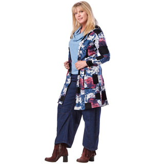 Knit Hooded Car Coat