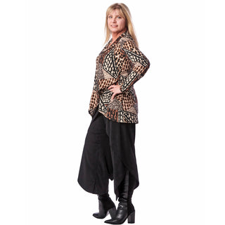 Asymmetrical Cowl Neck Tulip Tunic