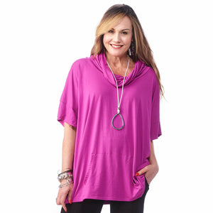 Bamboo Relaxed Cowl Shirt