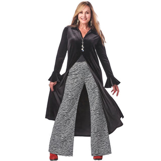Velvet Ruffle Sleeve Maxi Capelet