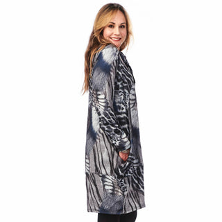 Kerchief-Hem Cowl Tunic Dress