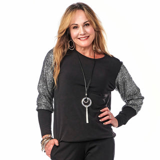 Sparkle Sleeve Top