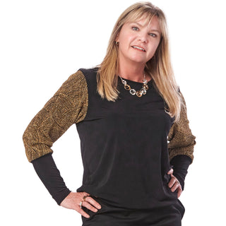 Sparkle Sleeve Top