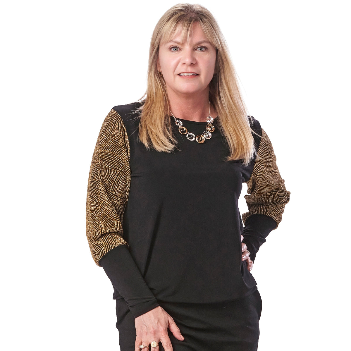Sparkle Sleeve Top
