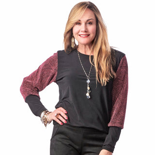 Sparkle Sleeve Top