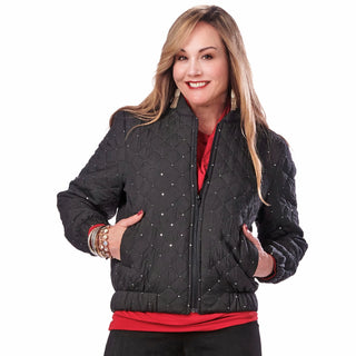 Quilted Bomber Jacket