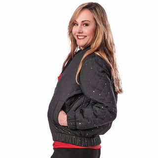 Quilted Bomber Jacket