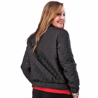 Quilted Bomber Jacket