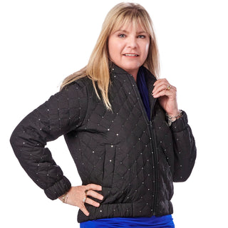 Quilted Bomber Jacket