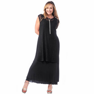 Mesh High Slit Mesh Coverup