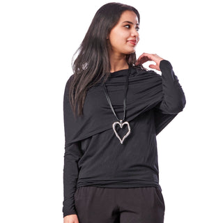 Bamboo Large Collar Lounge Top