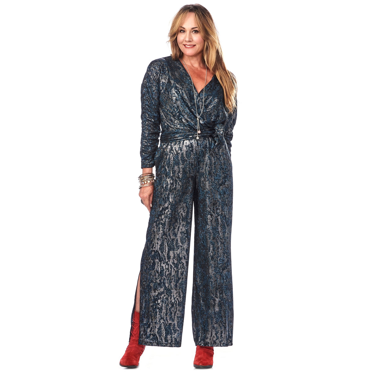 Slit Pocketed Jumpsuit